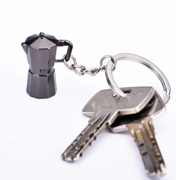 Joe Frex Moka Espresso Pot Key Chain - Image 2